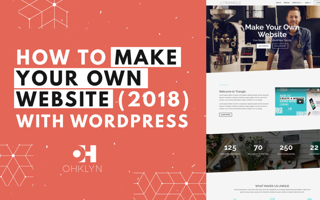 How to Make Your Own Website (2018)