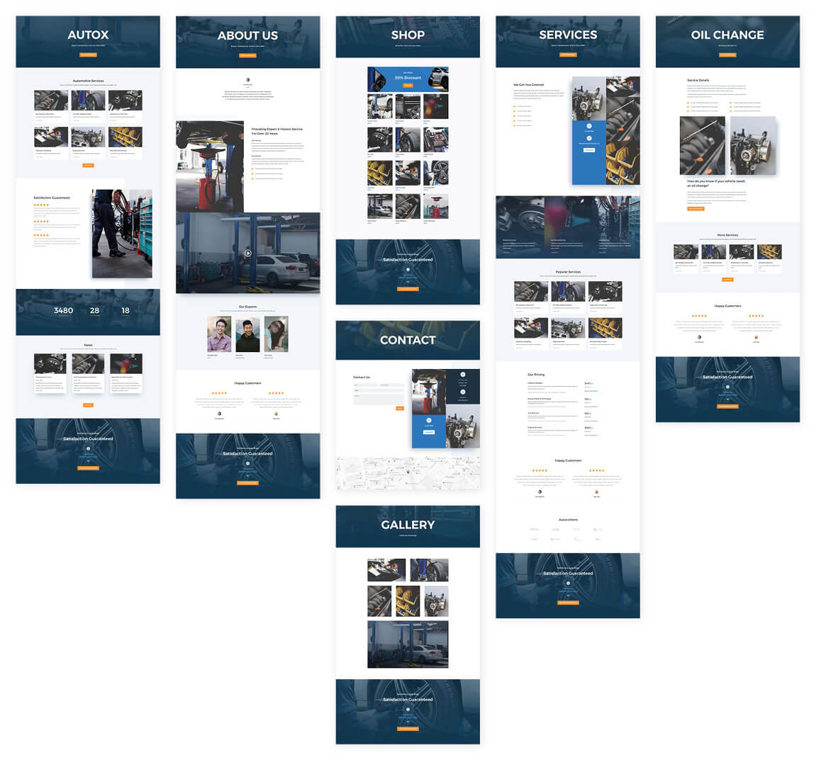 Free Auto Repair Layout Pack for Divi
