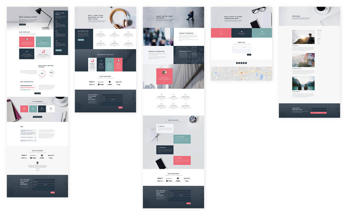 Free Consultant Layout Pack for Divi